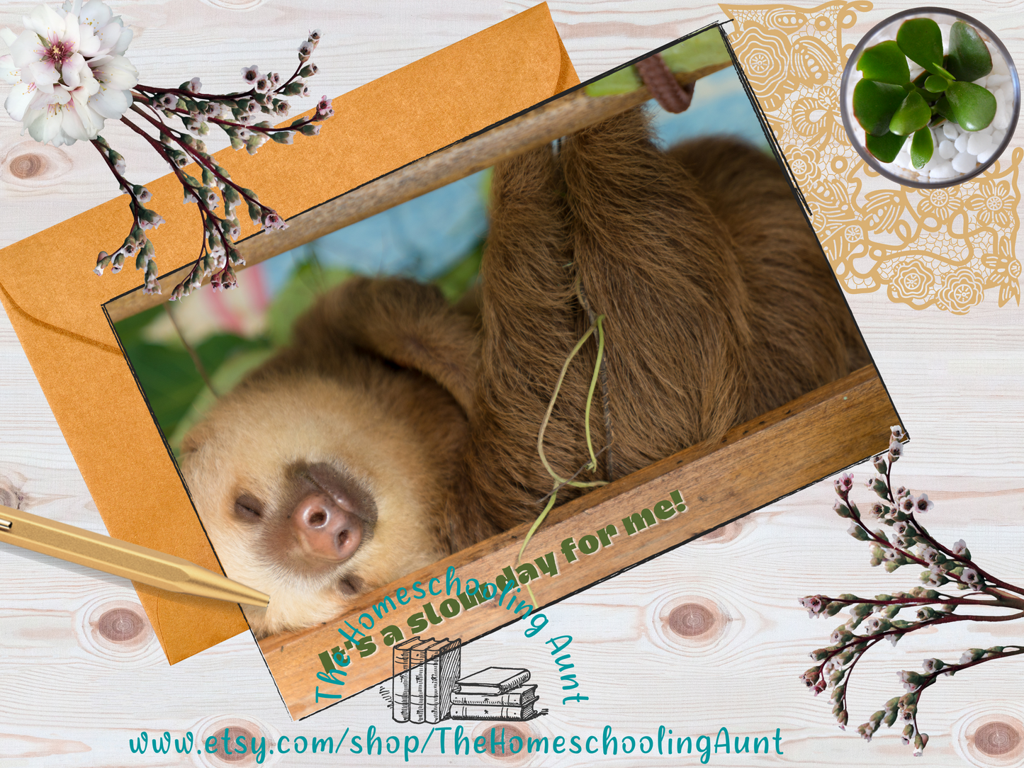 Sloth Greeting Card Set, Sloth Greeting Cards, Set of 5 Downloadable Cards, Funny Sloth Cards, Happy Cards, Friendship Cards, Sloth Invites