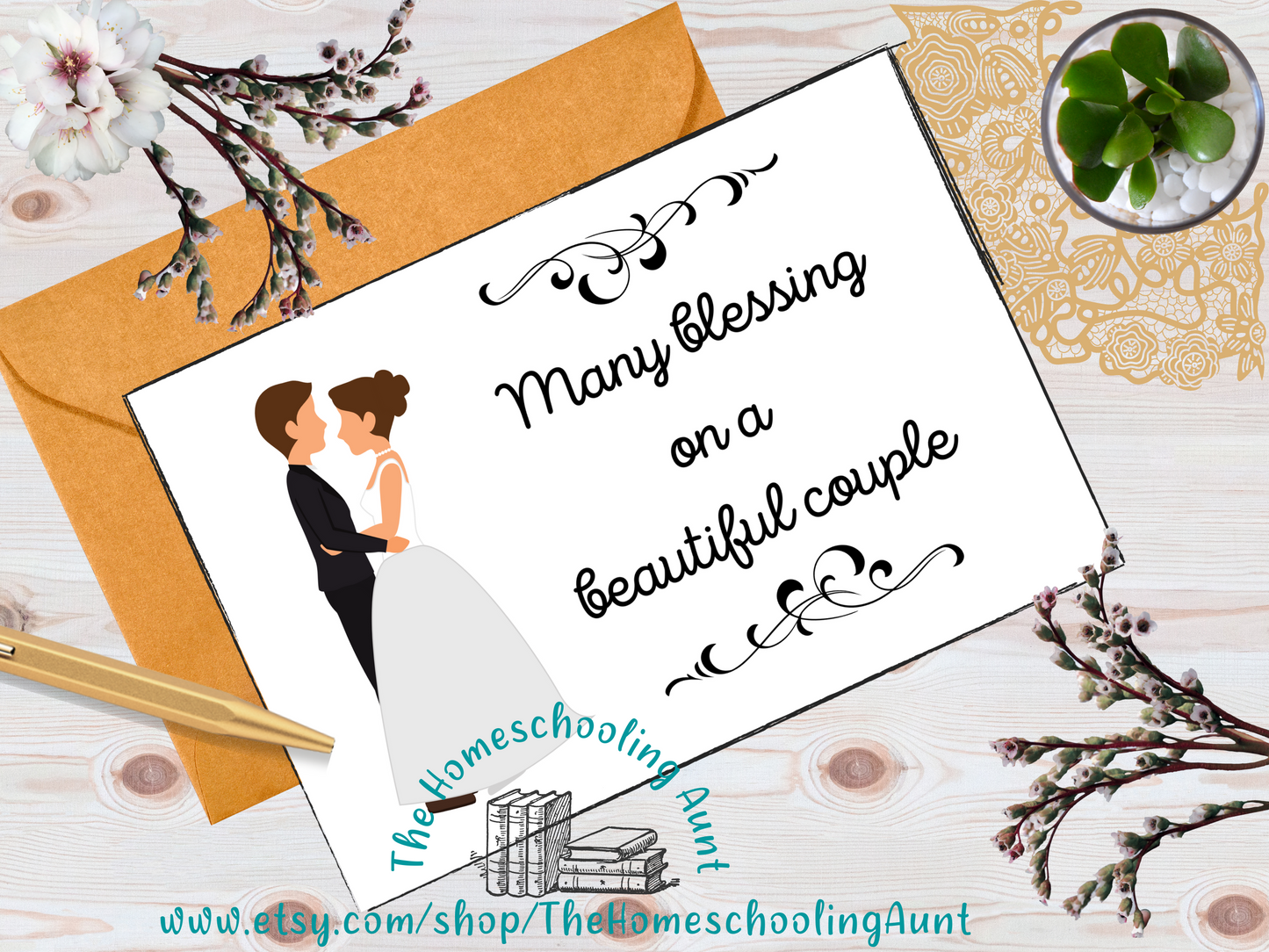 Wedding Card Set, Downloadable Cards for Couples, Spiritual Note Cards, Wedding Gift, JW Gifts, Gifts for Couples, Christian Wedding Cards