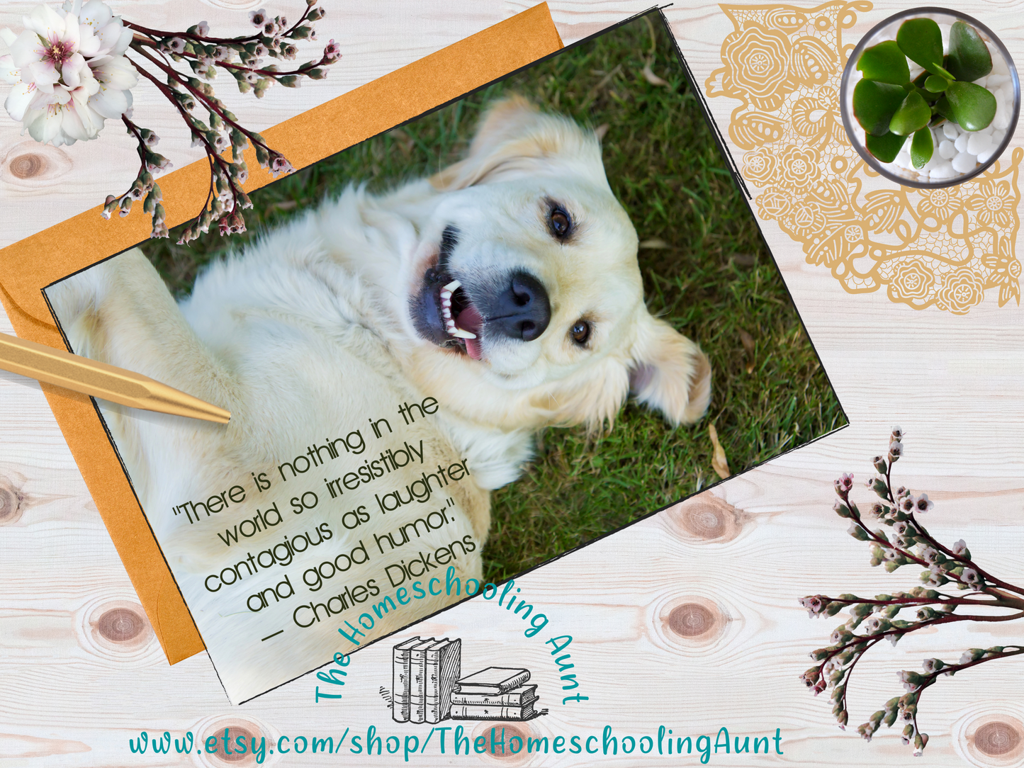 Dog Greeting Card, Friendship Cards, Classic Literature Quotes, 5x7 Downloadable Card, Gifts for Dog Lovers, Funny Greeting Cards, Dog Love