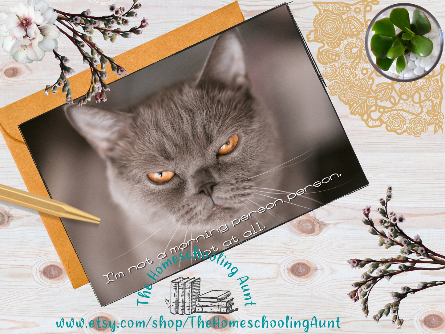 Angry Cat Greeting Cards