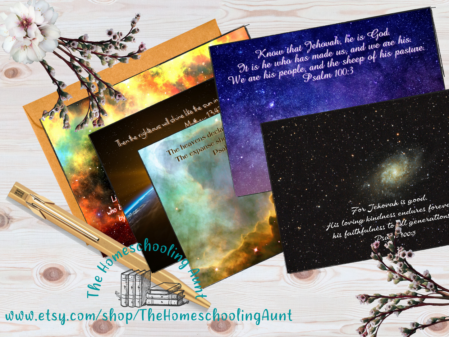 Encouragement Scripture Space Downloadable Greeting Card, Bible Scripture Cards, Outer Space Greeting Card, JW Friendship, Best Life Ever